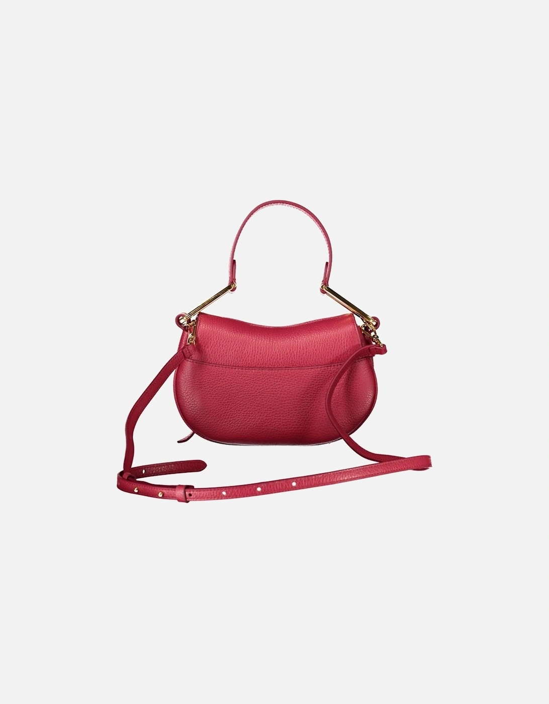 Magie Soft Leather Bag with Twist Closure Women - Red Handbags