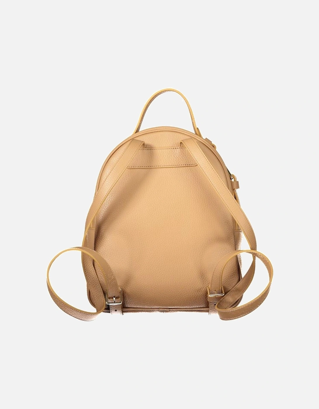 Brown Leather Women Backpack