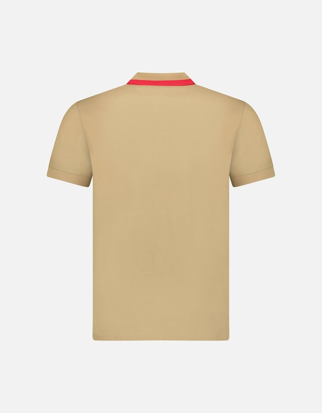 'Edney' Collar Logo Polo-Shirt Beige