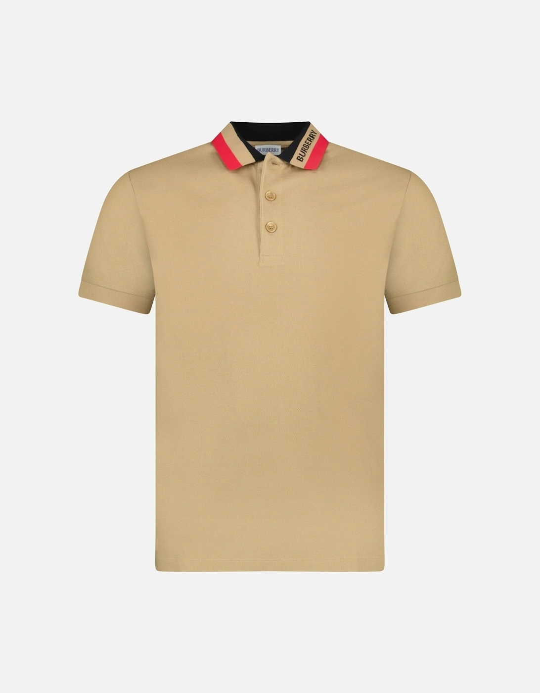 'Edney' Collar Logo Polo-Shirt Beige, 4 of 3