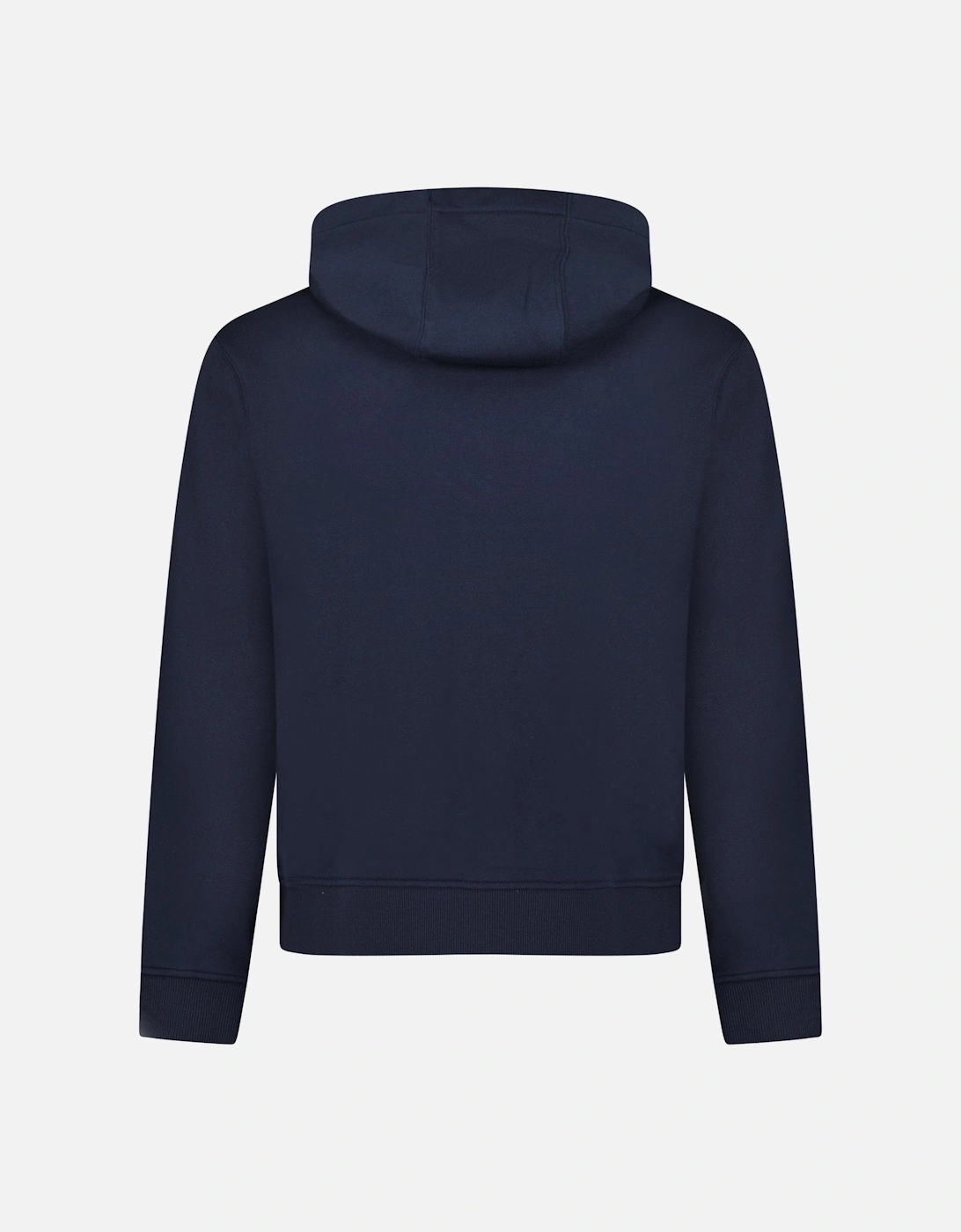 'Keira' Logo Hoodie Zip Sweatshirt Navy