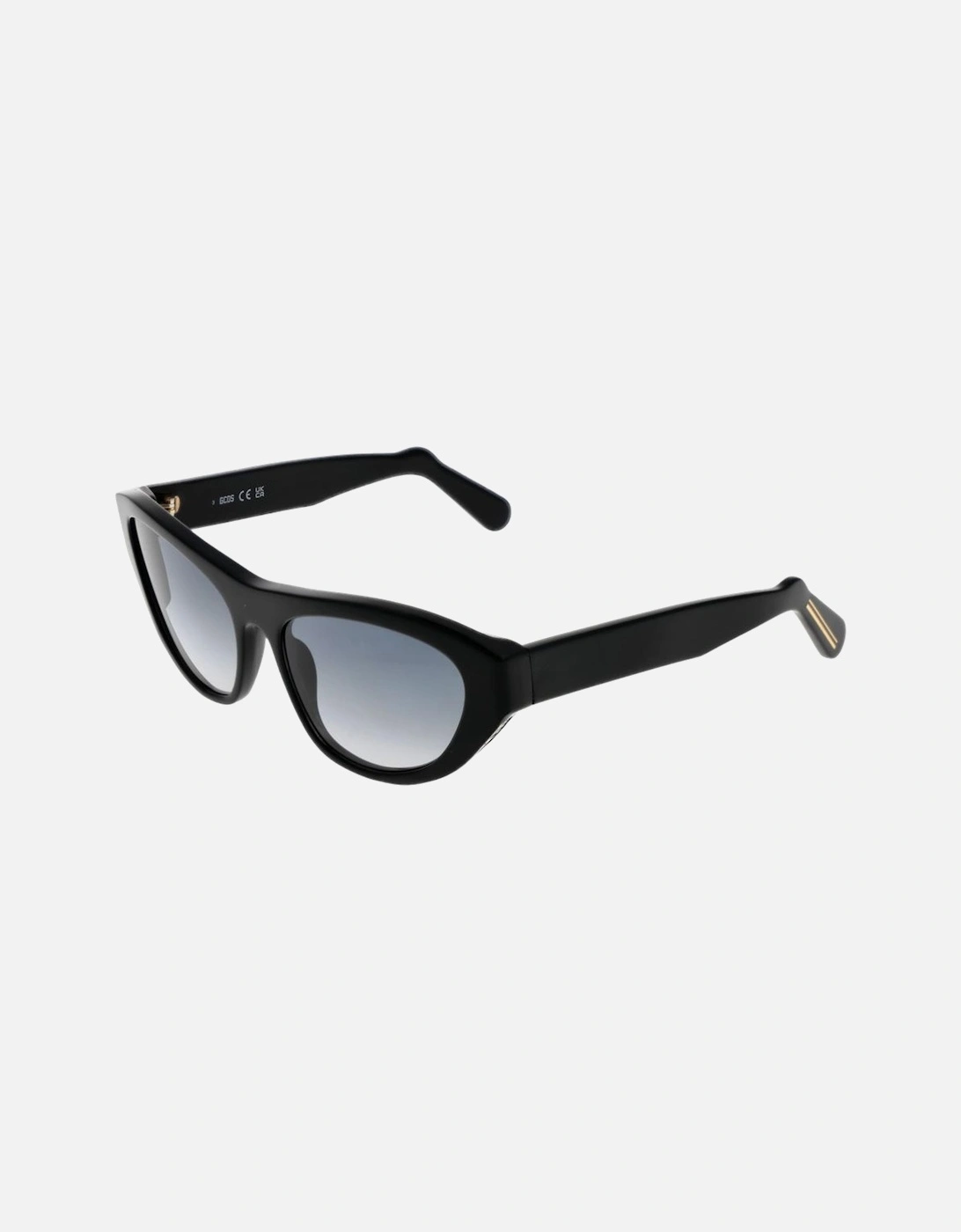 Cat Eye Full-Rim Acetate Sunglasses with Gradient Lenses Women - Black, 4 of 3