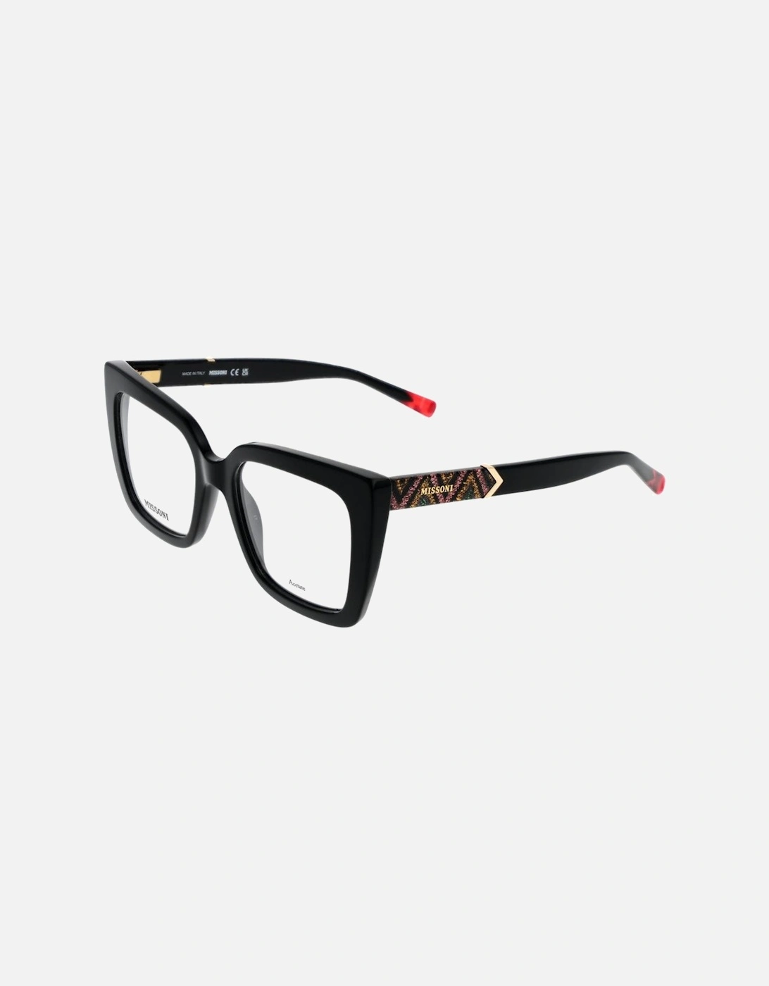 Acetate Butterfly Full-Rim Eyeglasses Women - Black Frames, 4 of 3