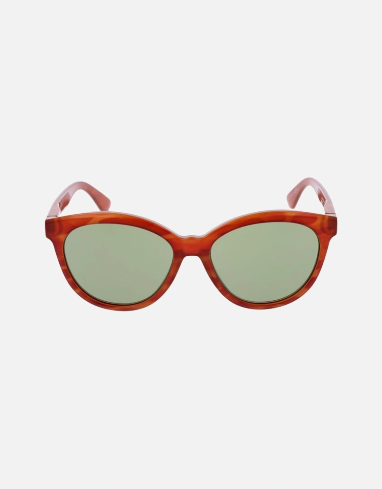 Round Full-Rim Photochromatic Sunglasses Unisex - Orange