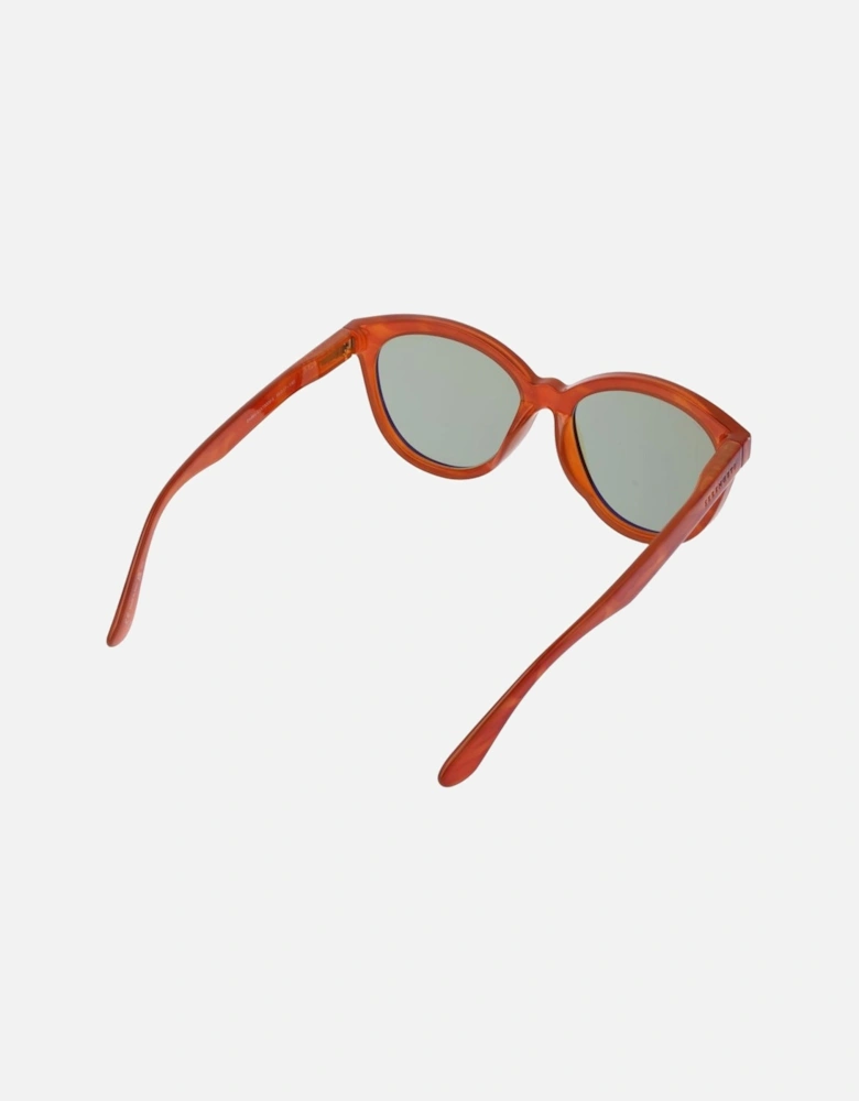 Round Full-Rim Photochromatic Sunglasses Unisex - Orange
