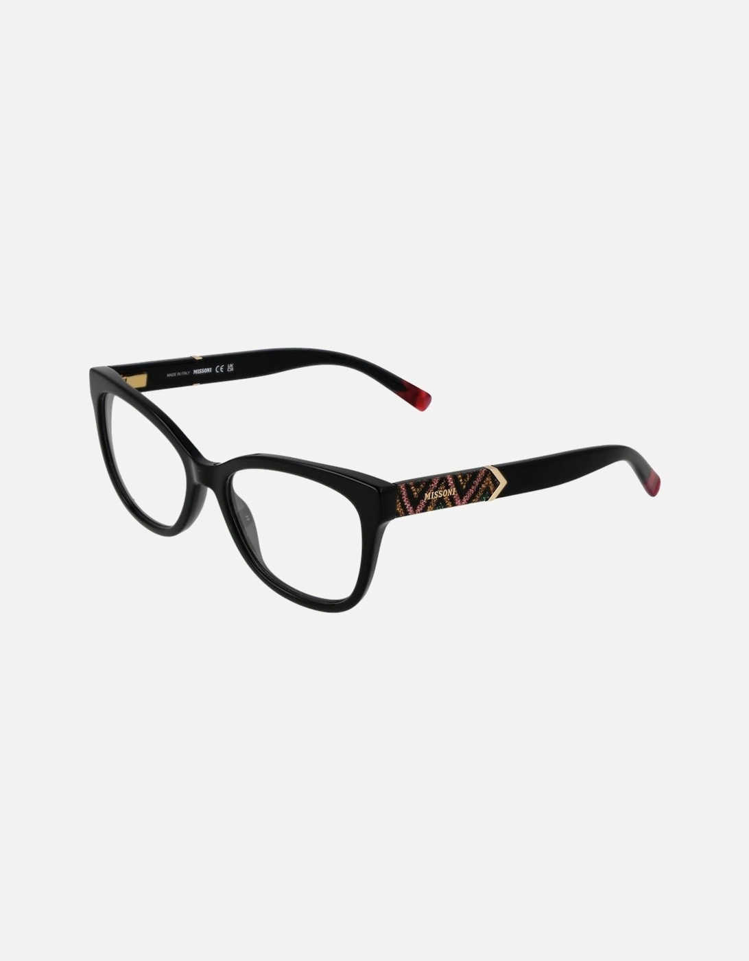 Cat Eye Acetate Full-Rim Glasses Women - Black Frames, 4 of 3