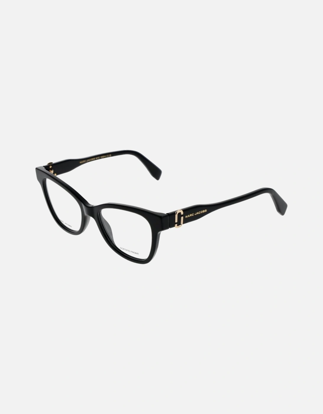 Full-Rim Black Acetate Butterfly Glasses Women Frames, 4 of 3