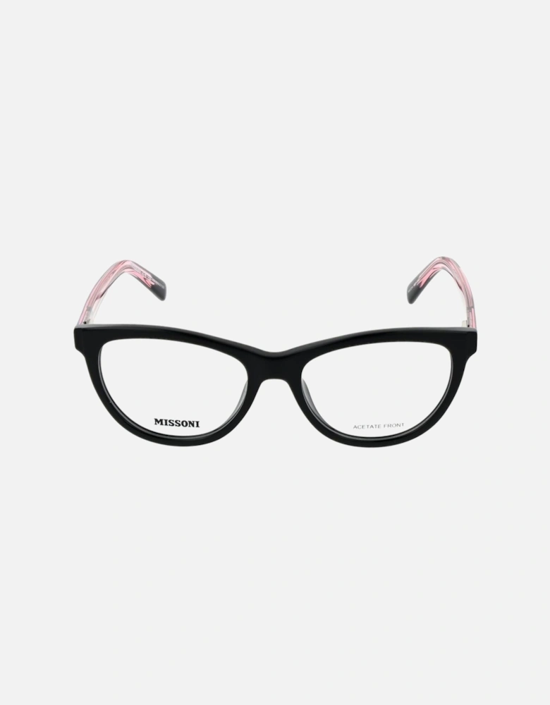 Full-Rim Round Acetate Glasses Women - Black Frames