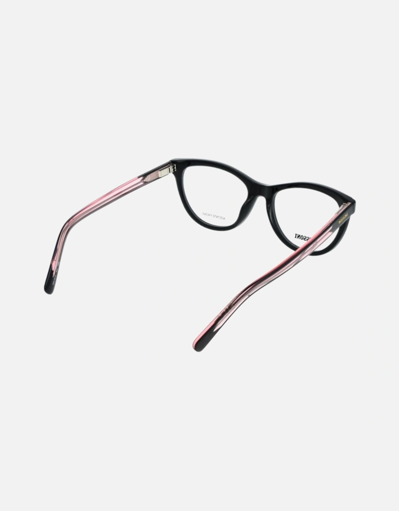 Full-Rim Round Acetate Glasses Women - Black Frames