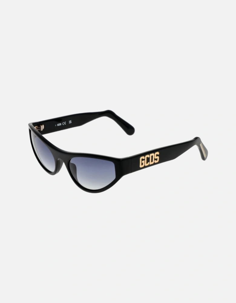 Cat Eye Full-Rim Gradient Sunglasses Unisex - Black