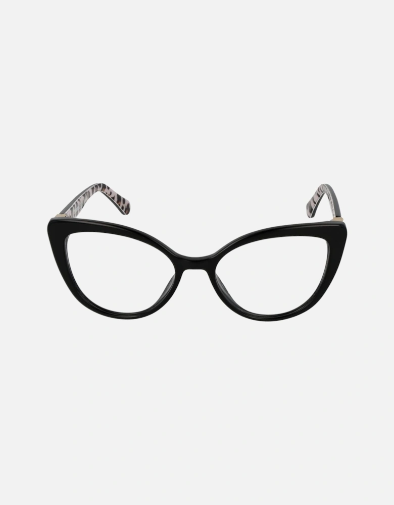 Cat Eye Full-Rim Acetate Glasses Women - Black Frames