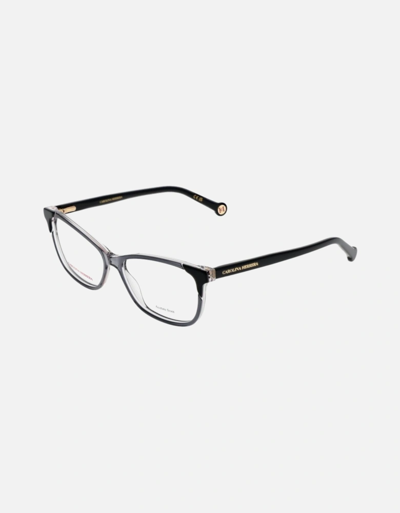 Full-Rim Rectangle Acetate Sunglasses Women - Gray Frames