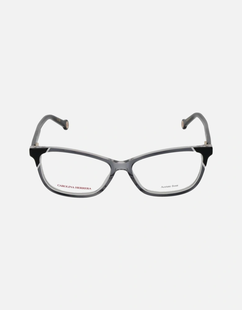 Full-Rim Rectangle Acetate Sunglasses Women - Gray Frames