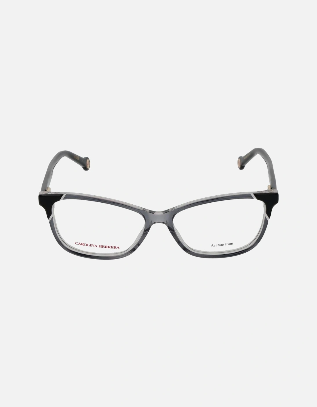 Full-Rim Rectangle Acetate Sunglasses Women - Gray Frames