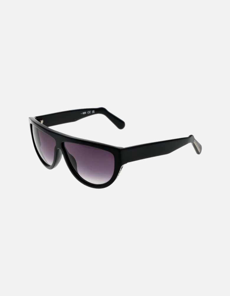 Rectangle Full-Rim Gradient Sunglasses Unisex - Black