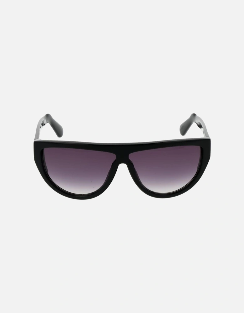 Rectangle Full-Rim Gradient Sunglasses Unisex - Black