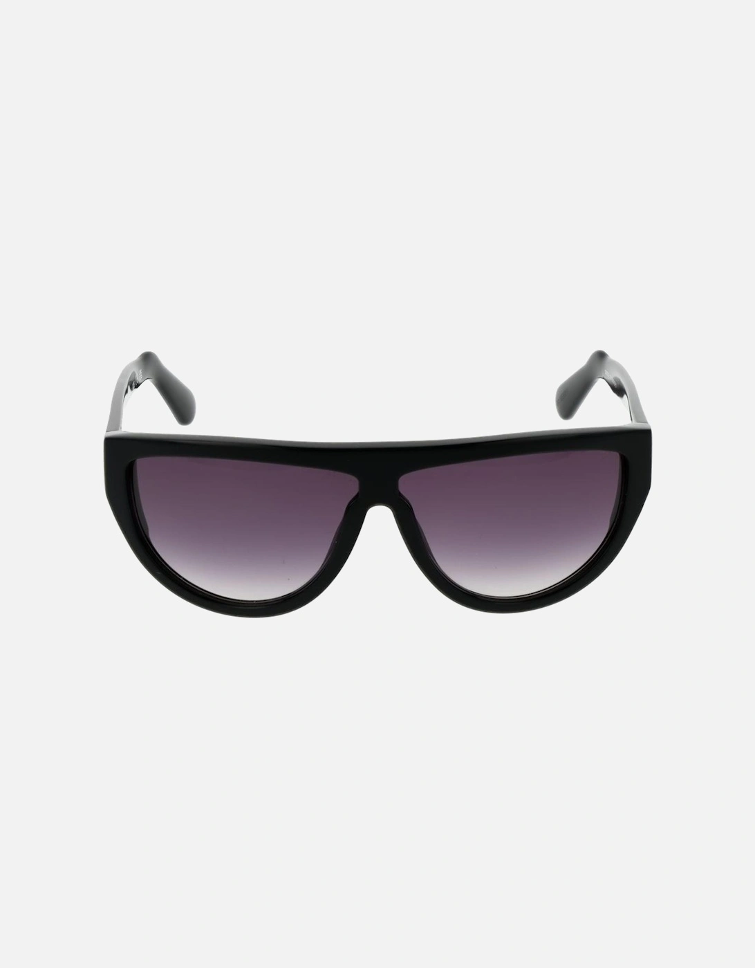 Rectangle Full-Rim Gradient Sunglasses Unisex - Black