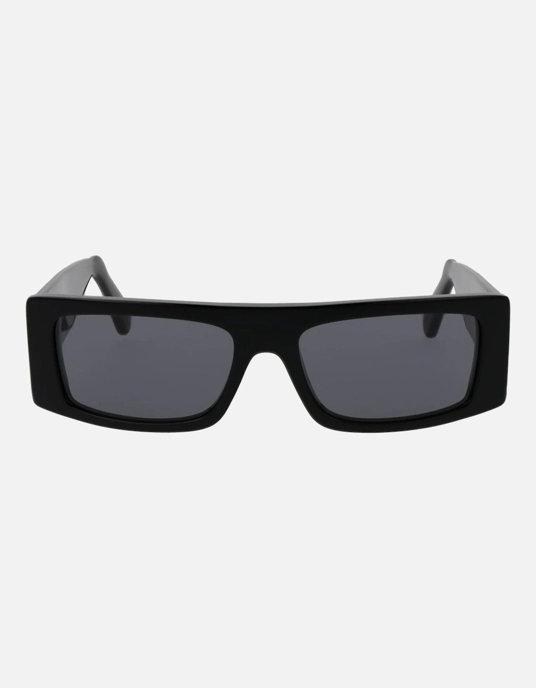 Rectangle Full-Rim Black Sunglasses Unisex