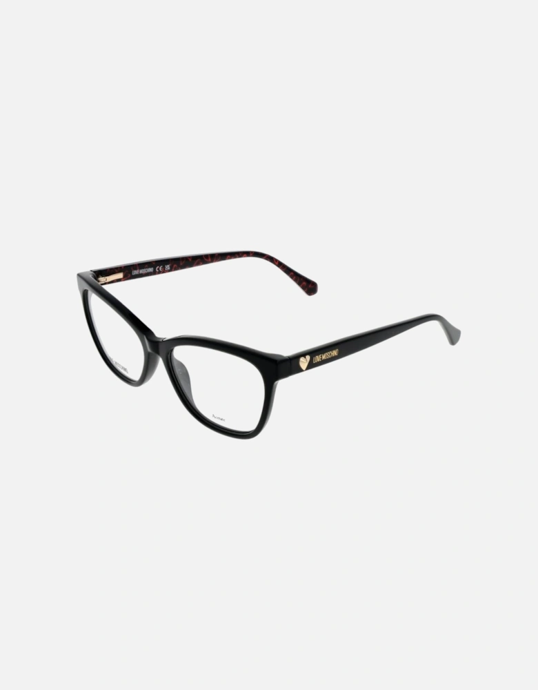 Full-Rim Round Acetate Sunglasses Women - Black Frames