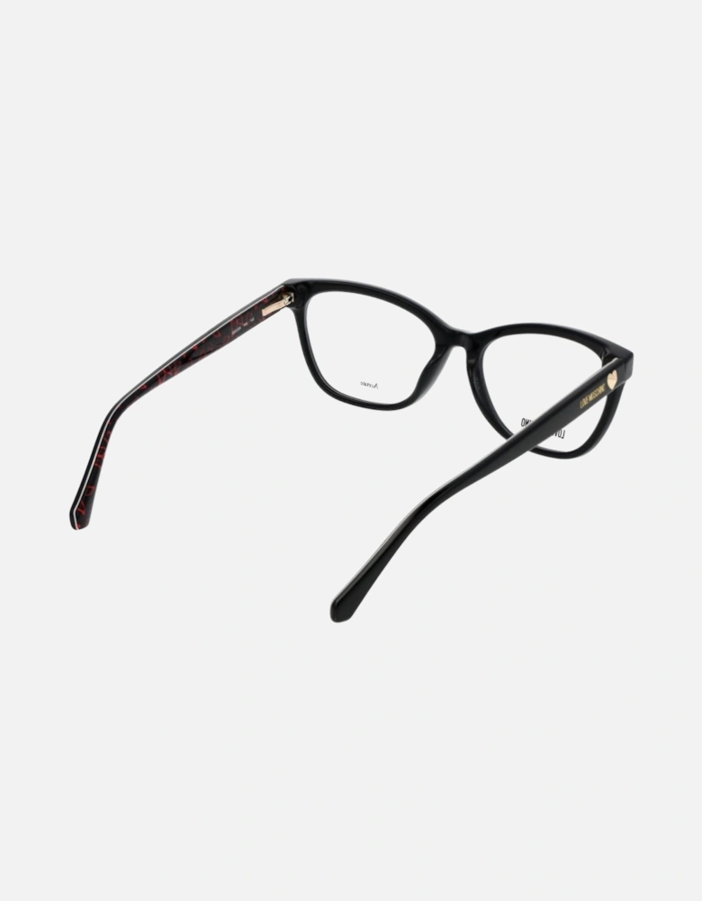 Full-Rim Round Acetate Sunglasses Women - Black Frames