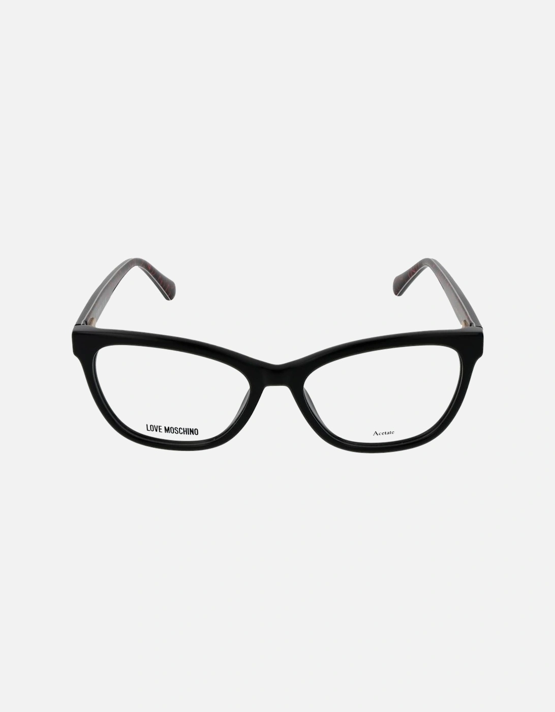 Full-Rim Round Acetate Sunglasses Women - Black Frames