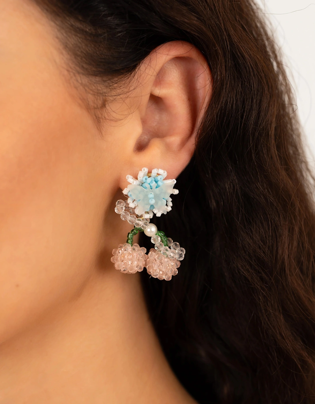 Floral Cherry Earrings, 2 of 1