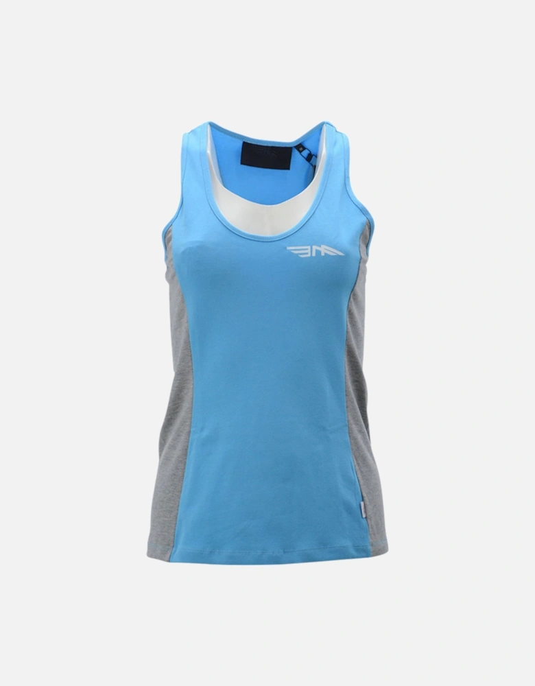 Womens Performance Racer Back Tank Tops Active Vests Sleeveless Gym Workout Top