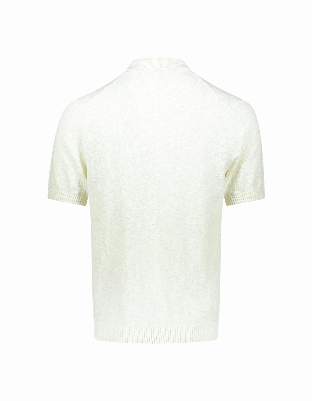 Brad Zipper Polo Shirt - Ivory