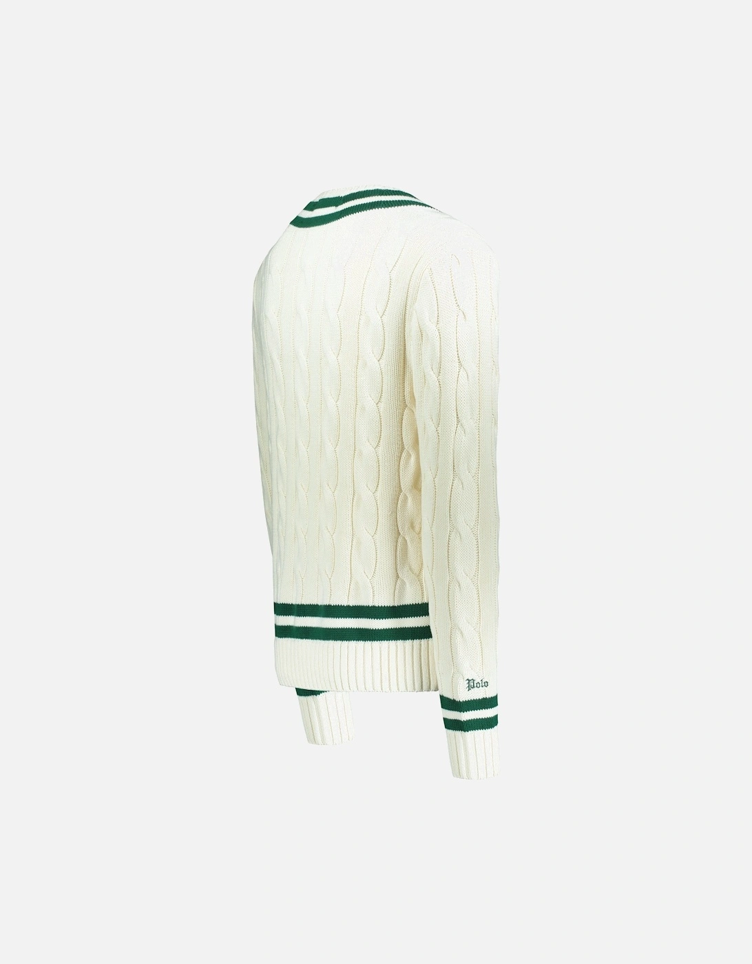 Ralph Lauren Iconic Cricket Sweater - Cricket Cream/New forest