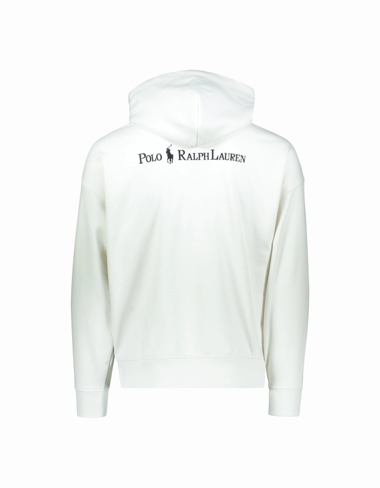 Ralph Lauren Script Icon Back print Sweatshirt - Nevis White