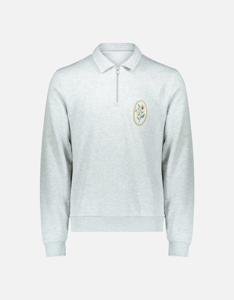 Geoffrey Zipper Polo Sweatshirt