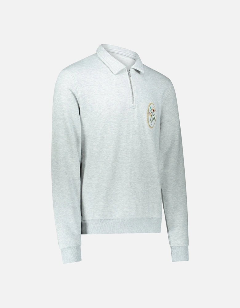 Geoffrey Zipper Polo Sweatshirt