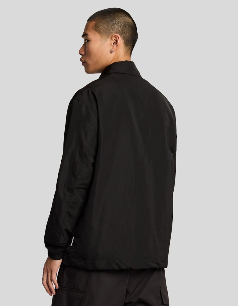 Nylon Emblem Coach Jacket