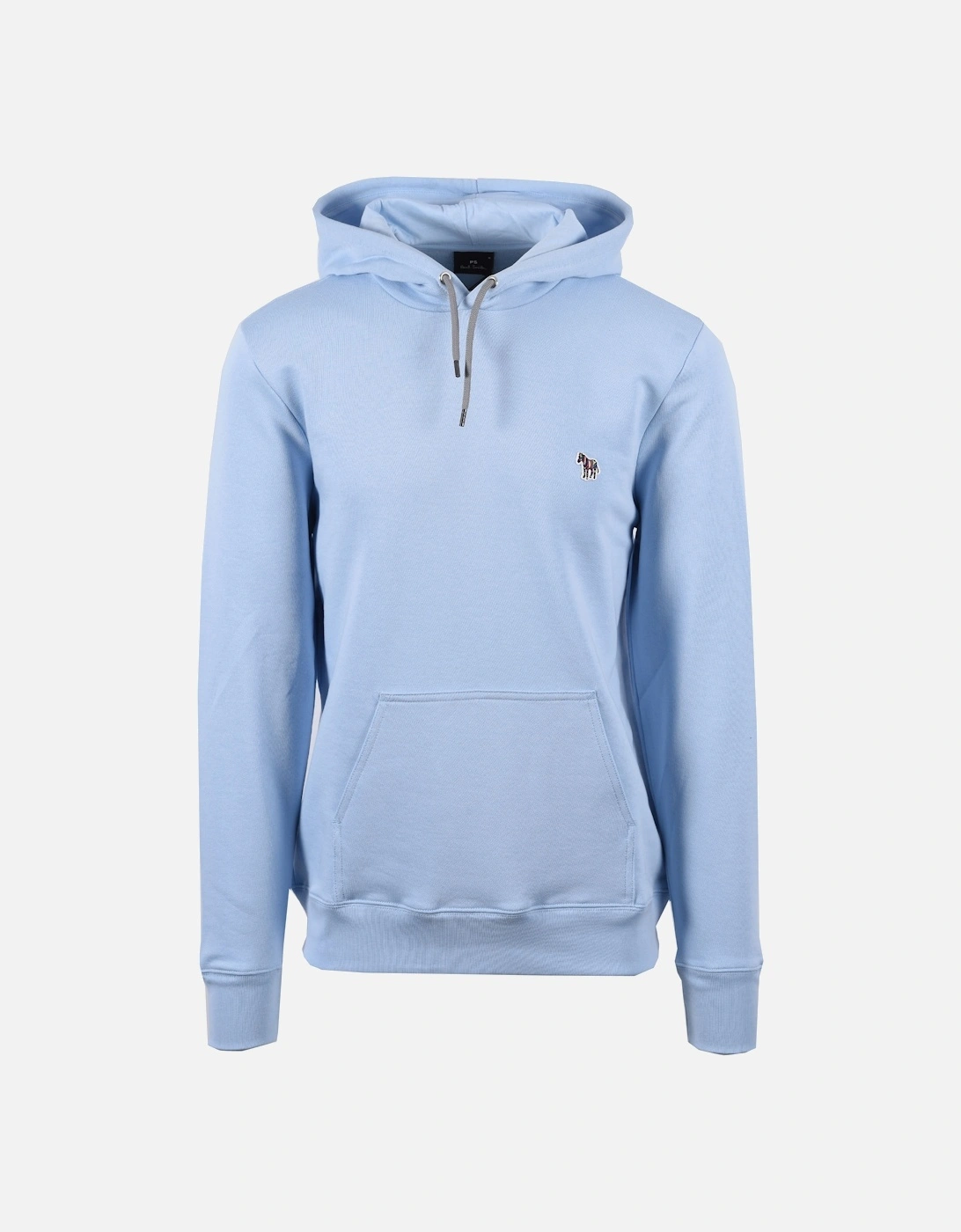 Reg Fit Zebra Logo Hoodie Light Blue, 4 of 3