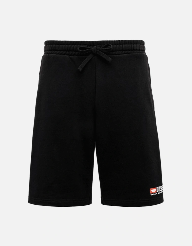 P-Crown-Div Cotton Black Shorts