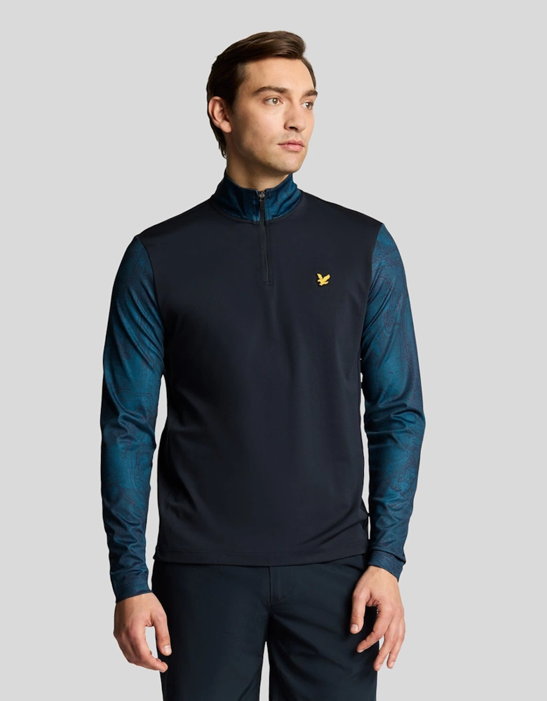 Golf Printed Contour Midlayer