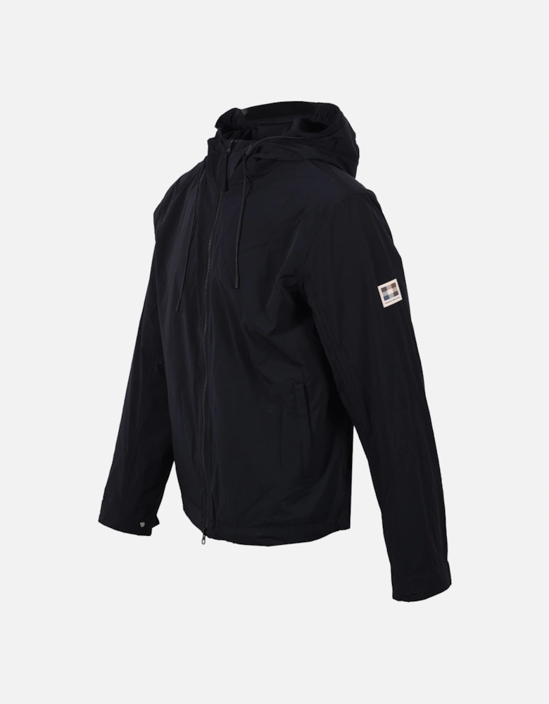 Active Hooded Stretch Windbreaker Black