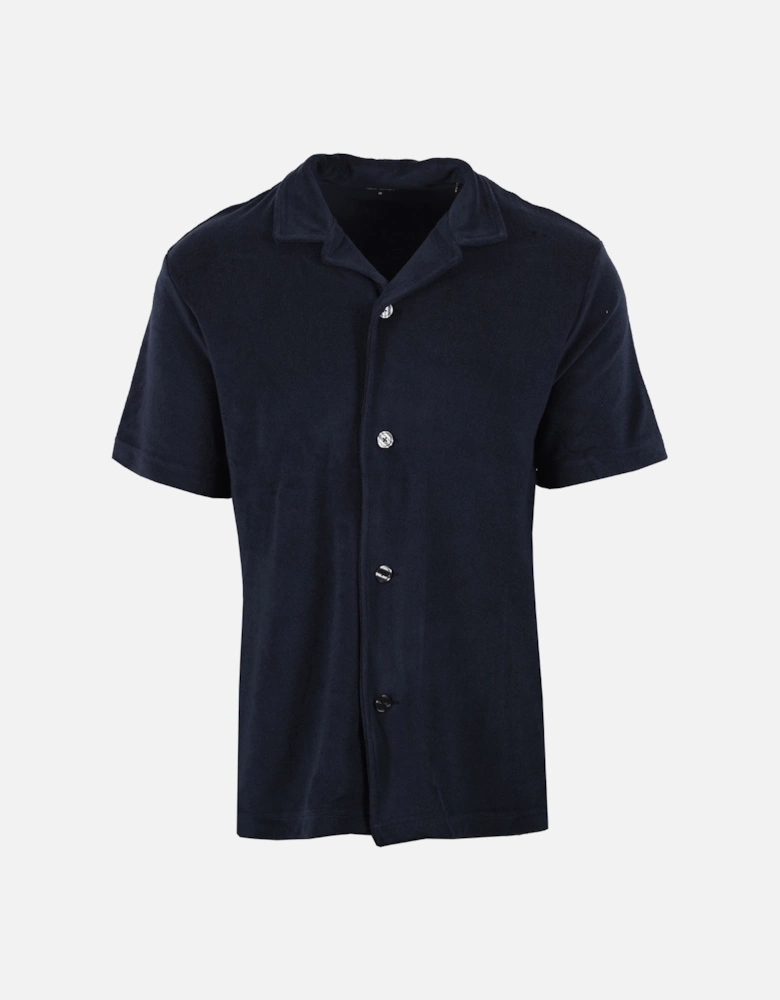 Towel Stripe Shirt Dark Navy