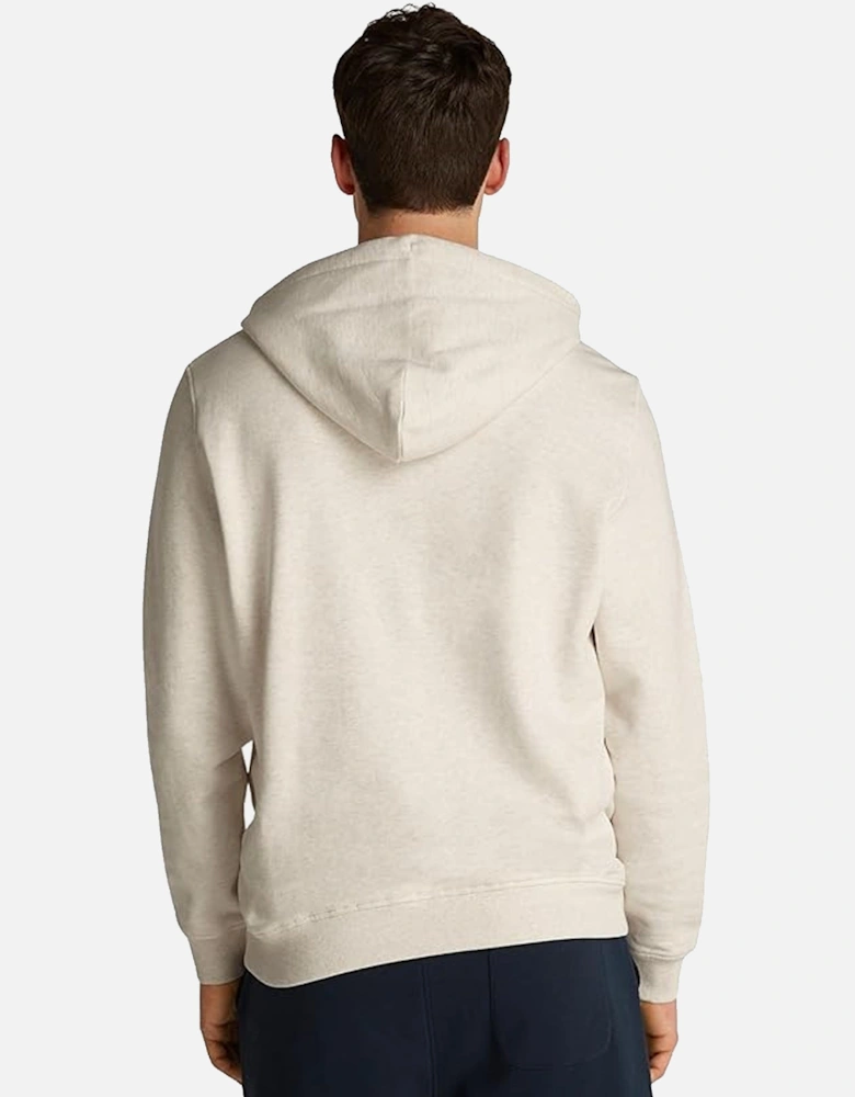 Linear Logo Hoodie Oat Marl Heather