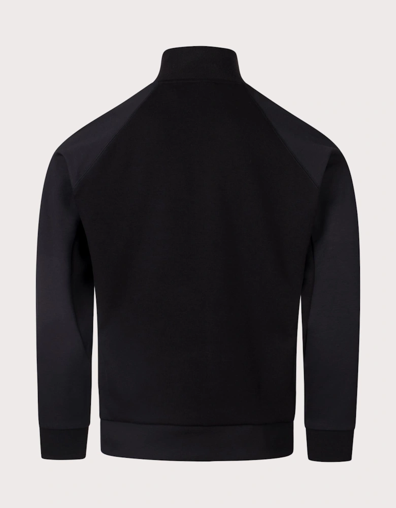 Rib Quarter Zip Sweatshirt