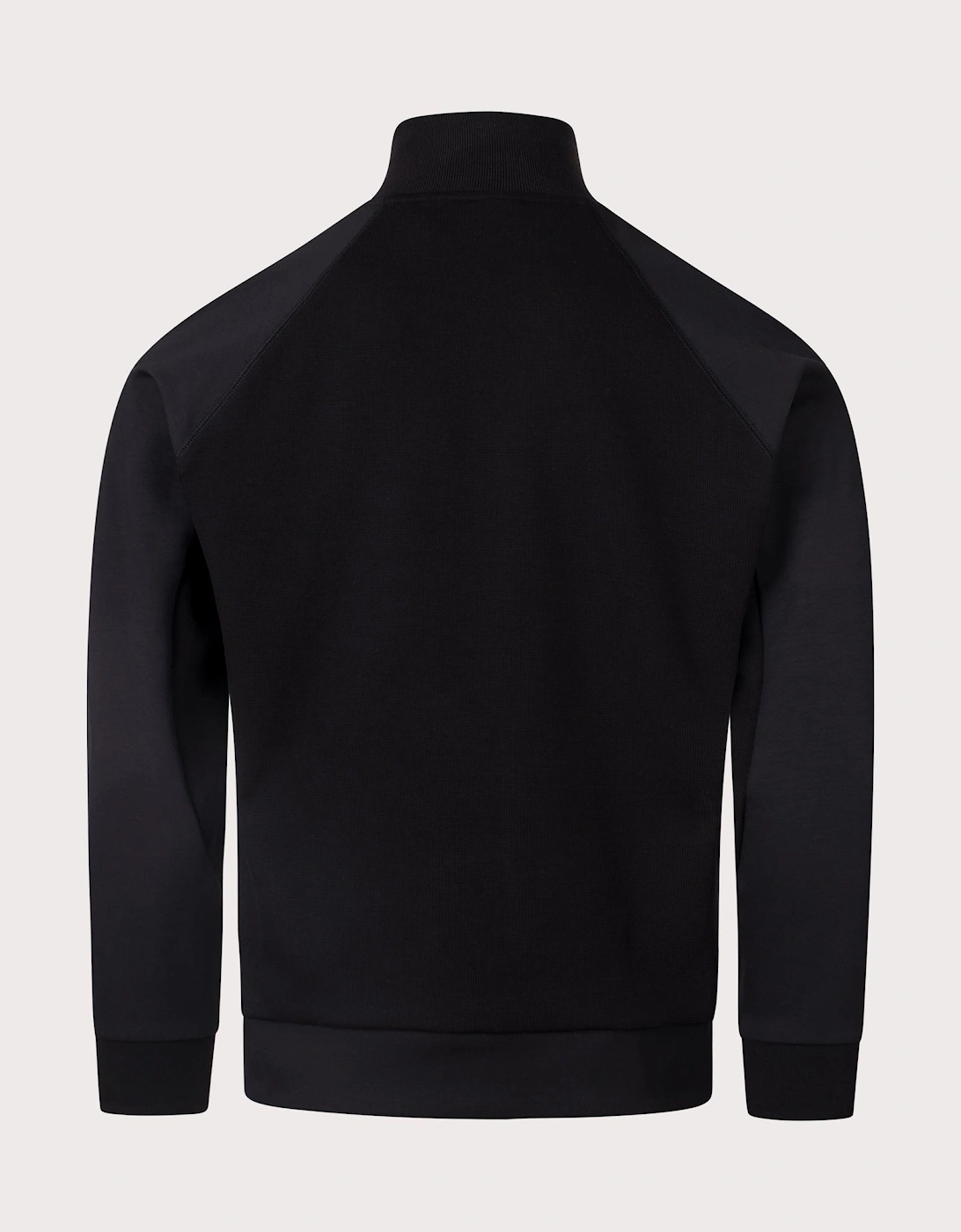 Rib Quarter Zip Sweatshirt