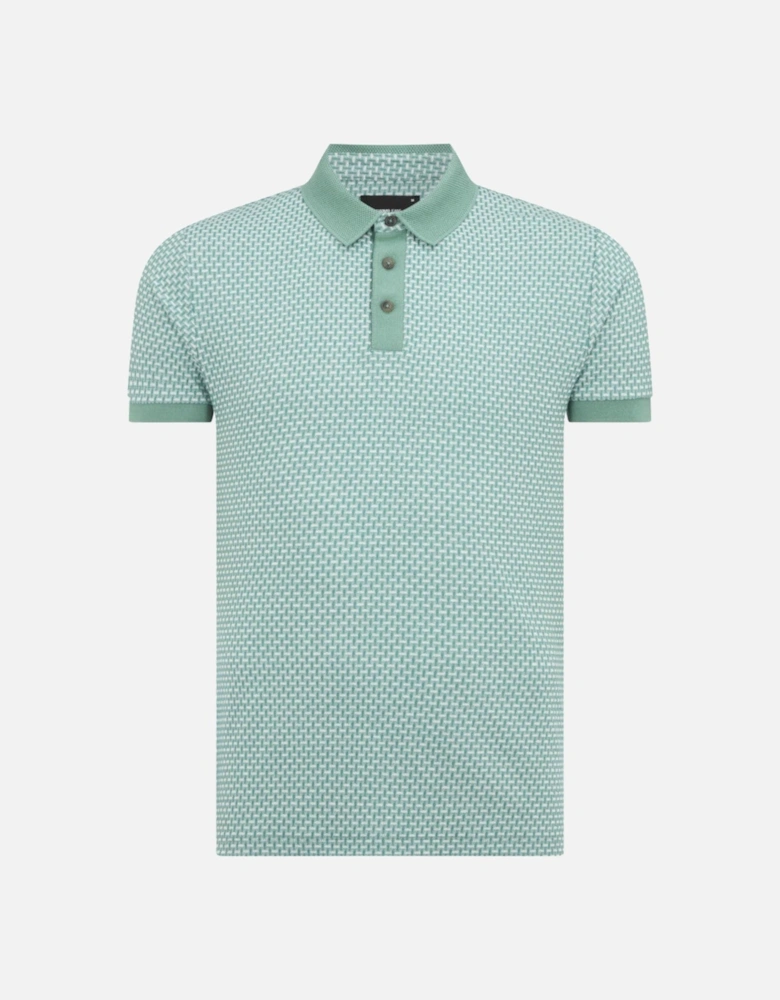 Jacquard Polo Shirt 33 Green