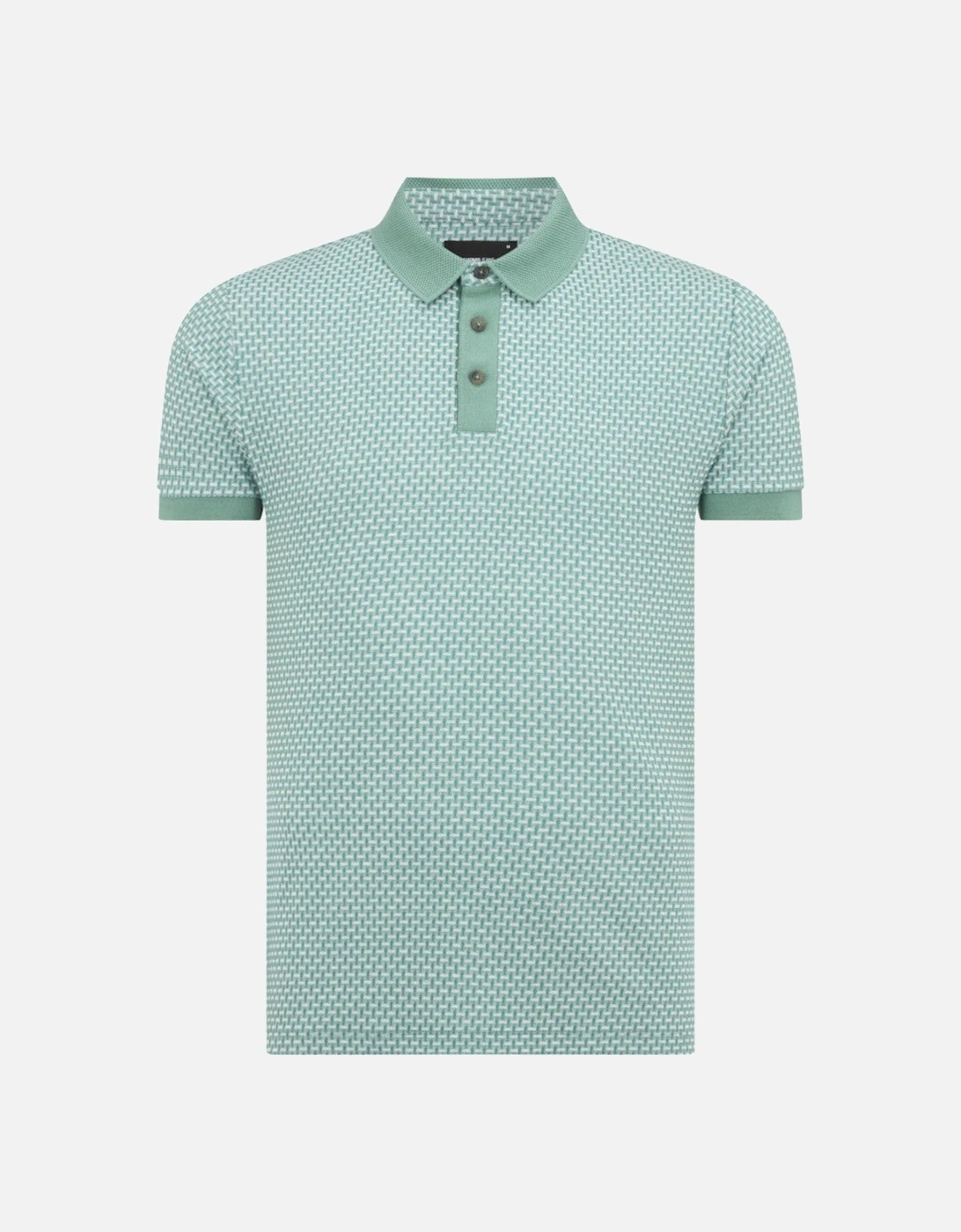 Jacquard Polo Shirt 33 Green