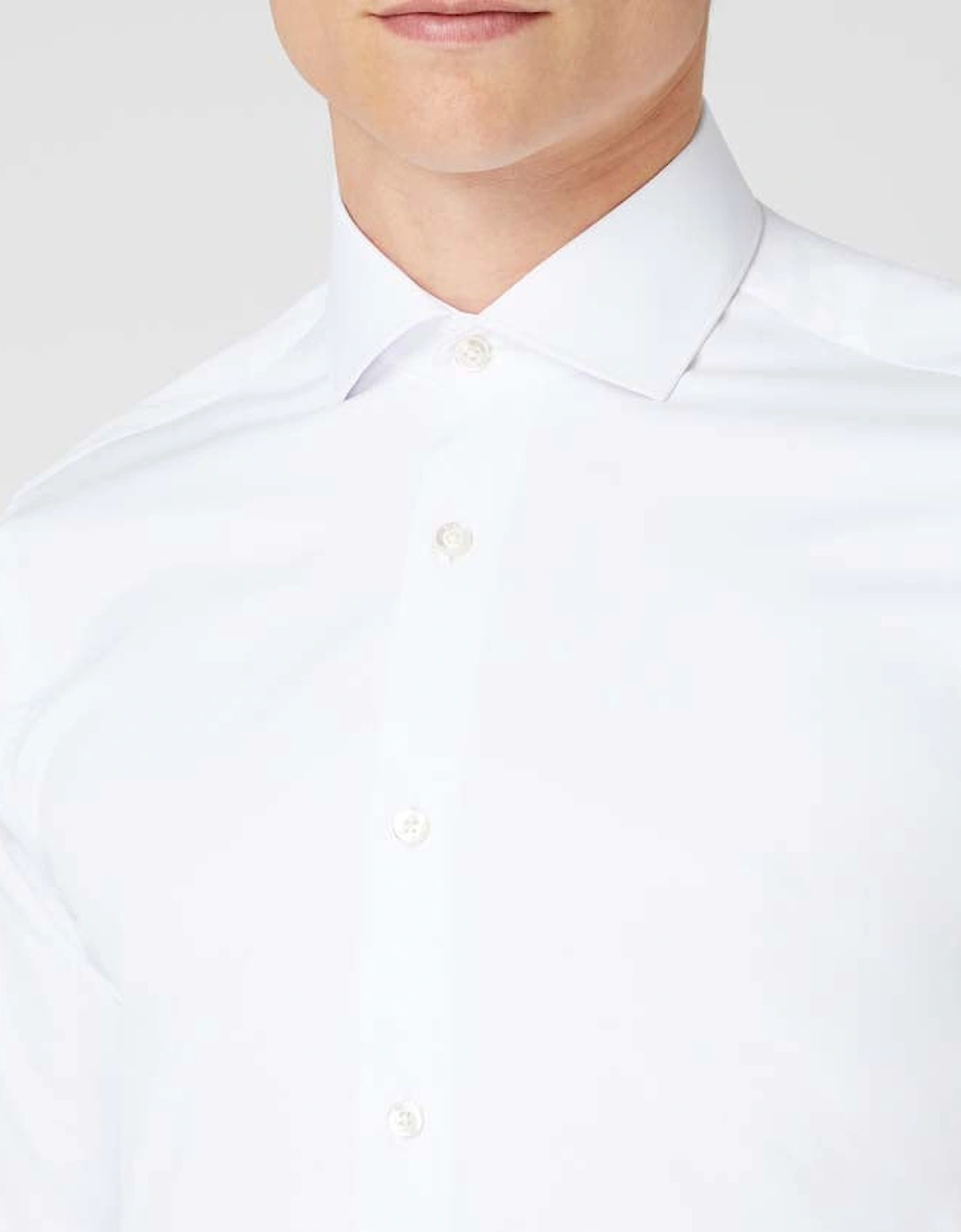 LS Stretch Shirt 01 White