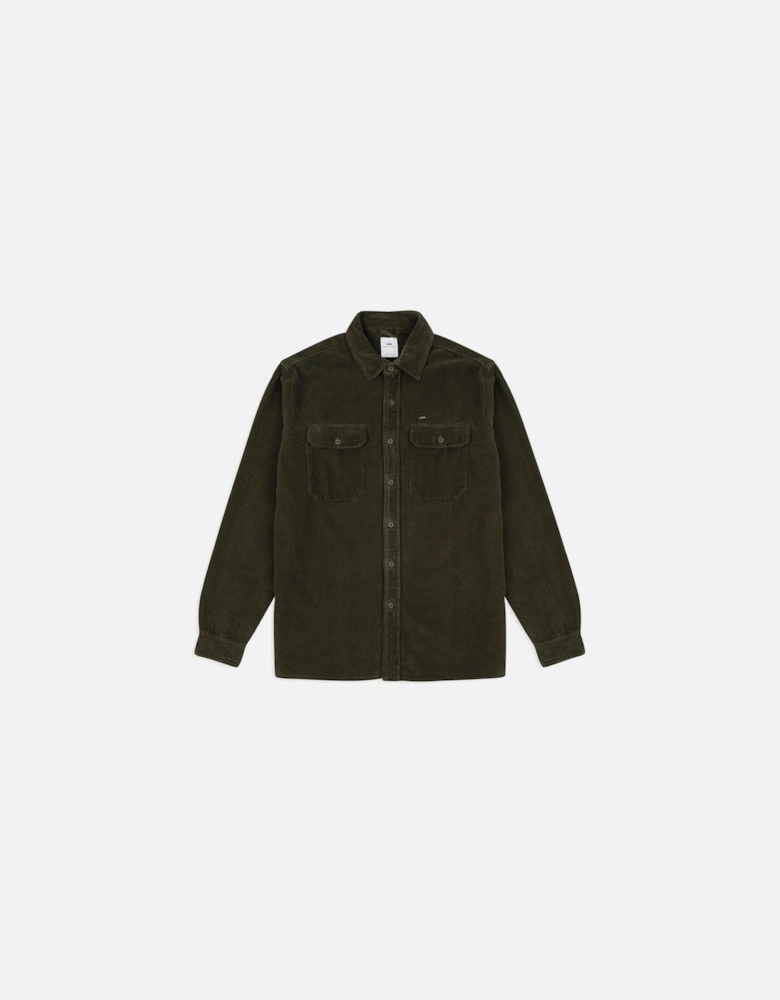 Jeans Corduroy Thomas R Oxford Shirt - Olive