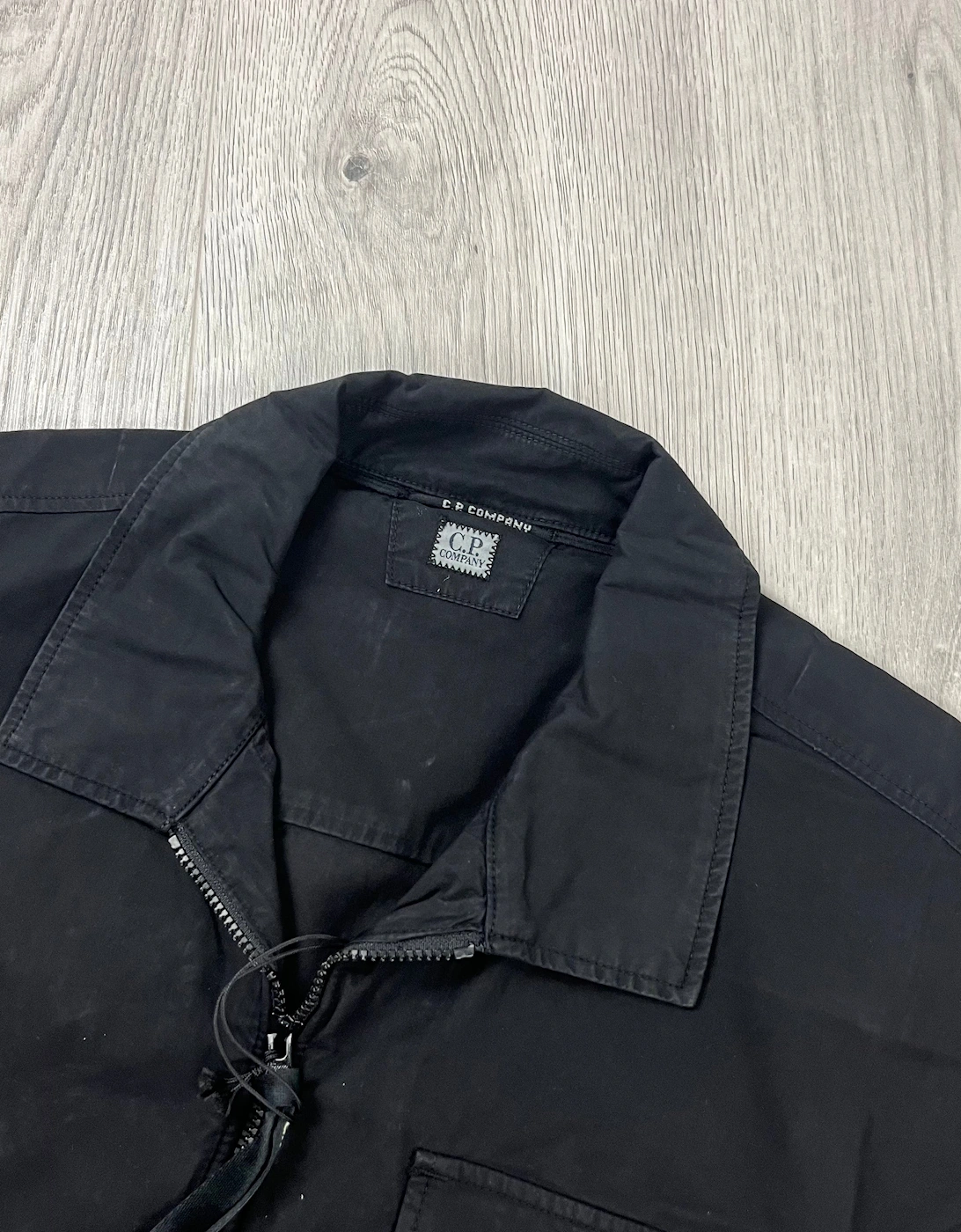 Zip Overshirt - Black