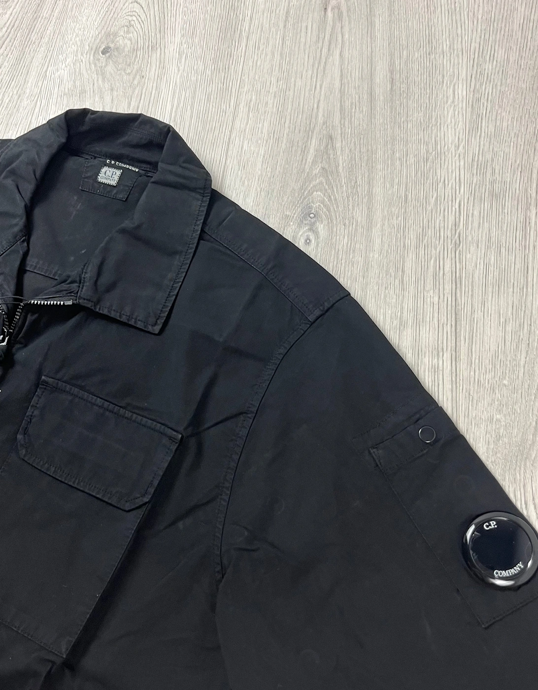 Zip Overshirt - Black