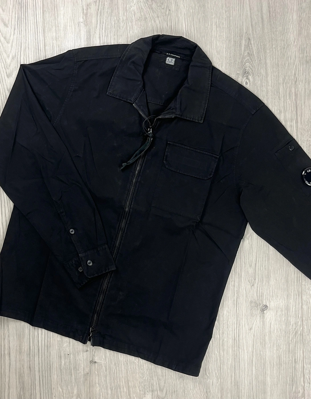 Zip Overshirt - Black