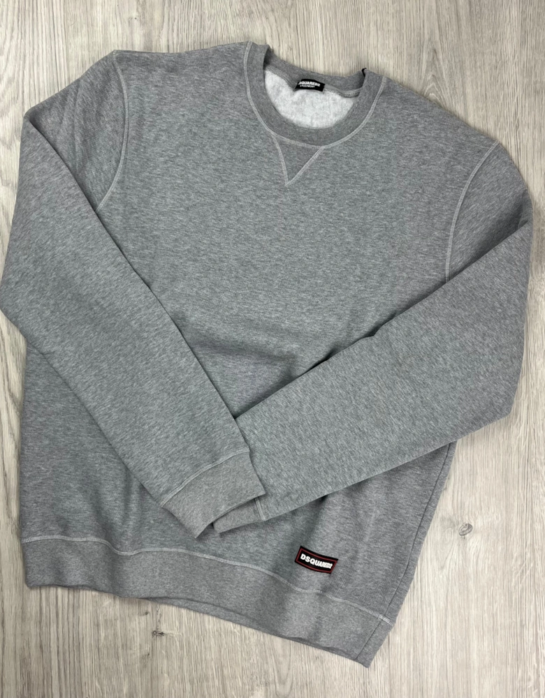 Patch Sweatshirt - Grey