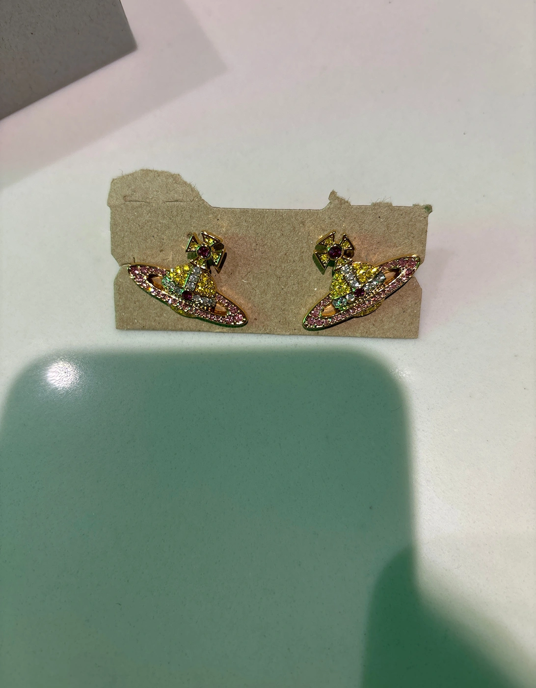 Men's Vivienne Westwood Kika earrings - Gold - Size: ONE size